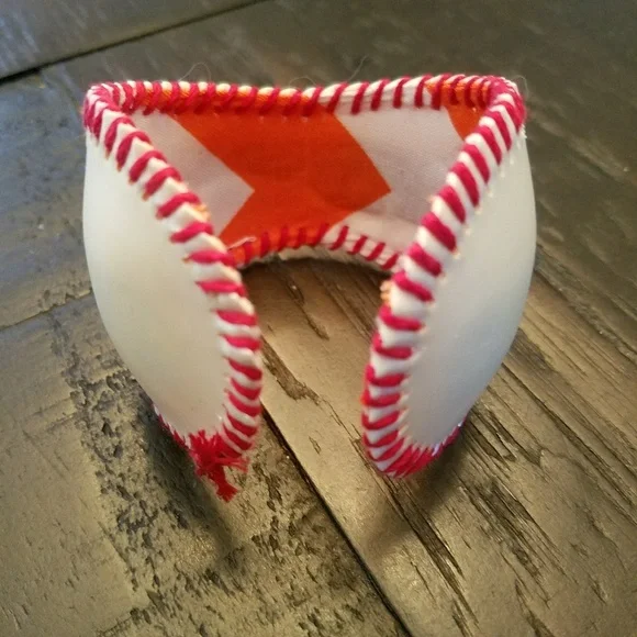 Florida Marlins Baseball Cuff Bracelet - Picture 2 of 2